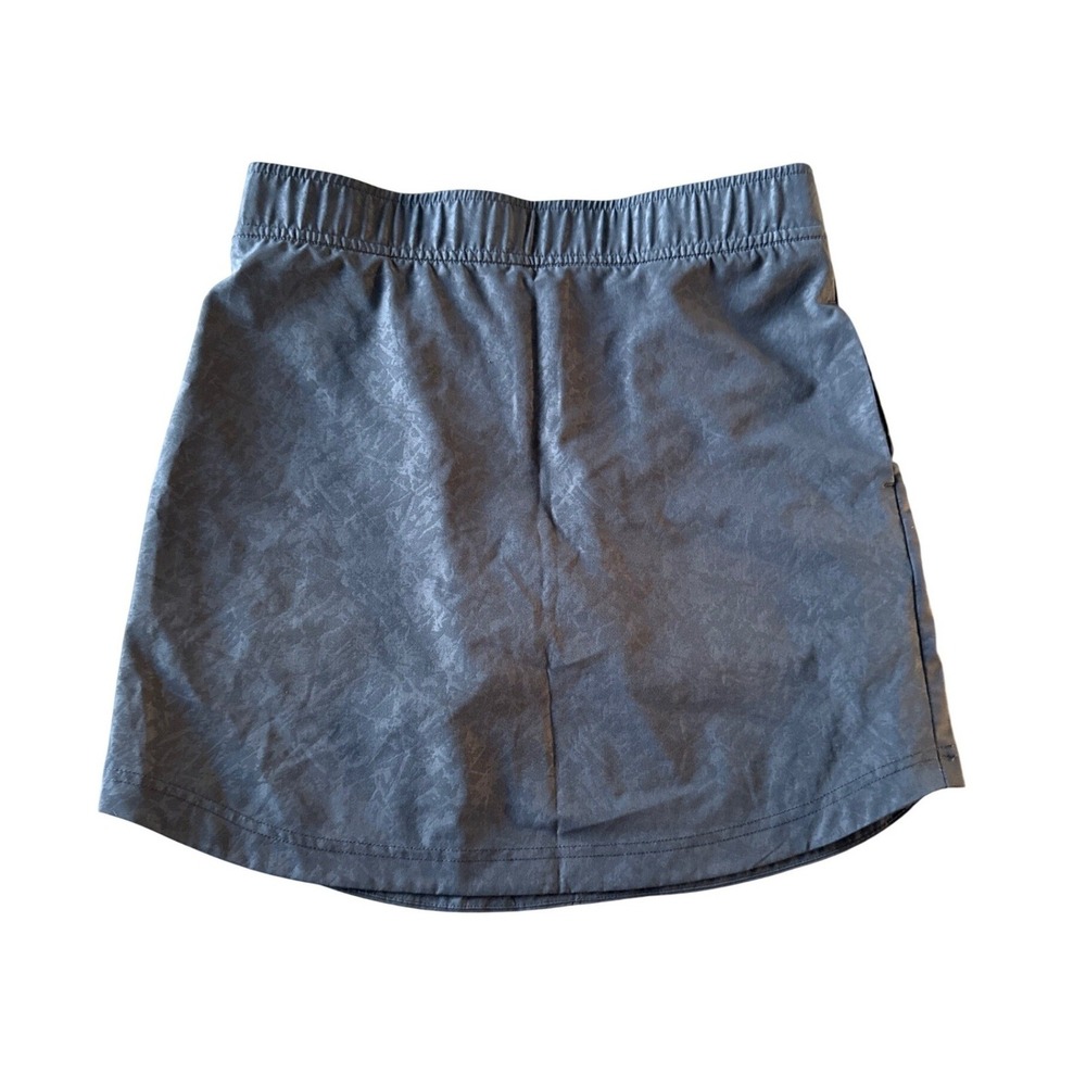 Eddie Bauer Womens Gorpcore Skort Elastic Waist Pockets Sz M Gray Active Outdoor